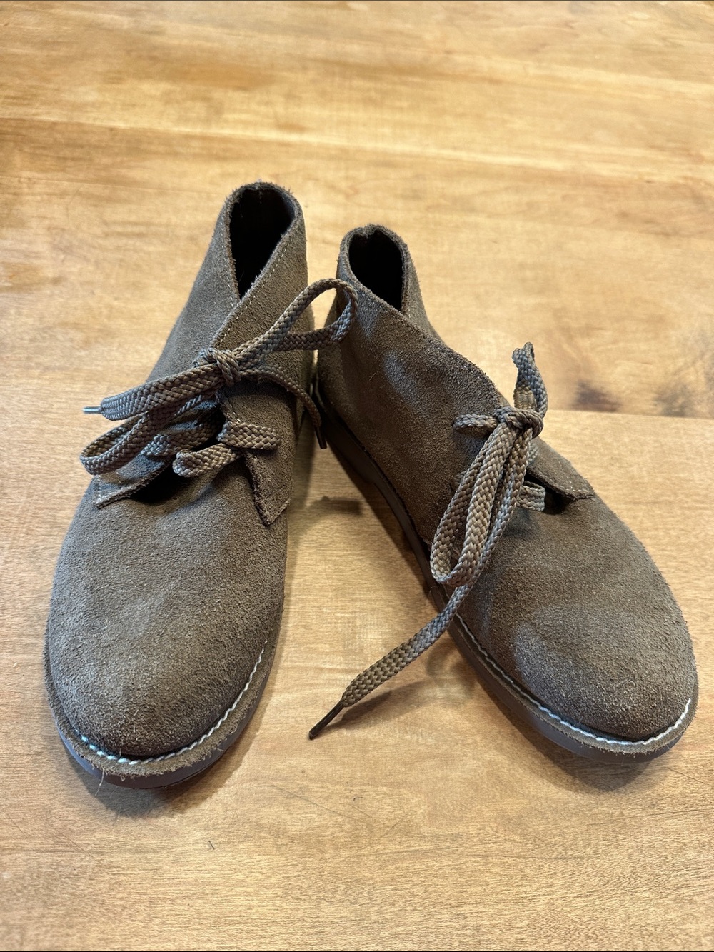 Kids JCrew CrewCuts Brown Suede Chukka Boots - Size 3